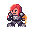 Command Shepard in pixel art